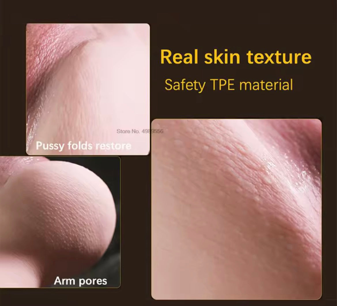 Artificial Vagina Pink Vaginal Dolls Pussy Anus Sucking Penis Deep Throat Male Masturbator Pocket Pussy for Men Adult supplies
